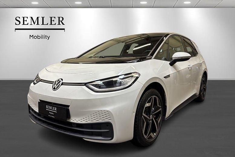 Hvid Brugt 2023 VW ID.3 Pro Hatchback | 239.900 kr. (Dyr) - Billede 1/4