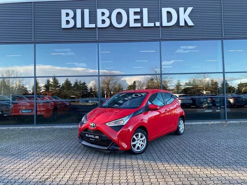 Rød Brugt 2019 Toyota Aygo Hatchback | 79.800 kr. (God pris) - Billede 1/4