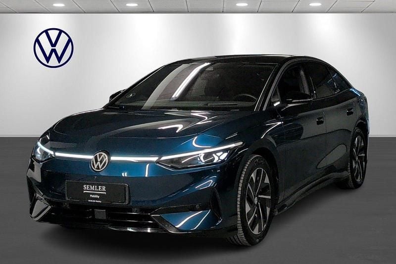 Blåmetal Brugt 2023 VW ID.7 Style Hatchback | 334.900 kr. (God pris) - Billede 1/4