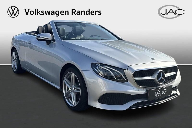 Sølvmetal Brugt 2018 Mercedes E200 Cabriolet | 449.900 kr. - Billede 1/4