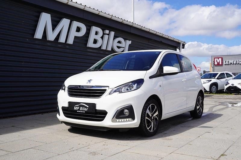 Hvid Brugt 2016 Peugeot 108 Allure Hatchback | 64.800 kr. (Fair pris) - Billede 1/4