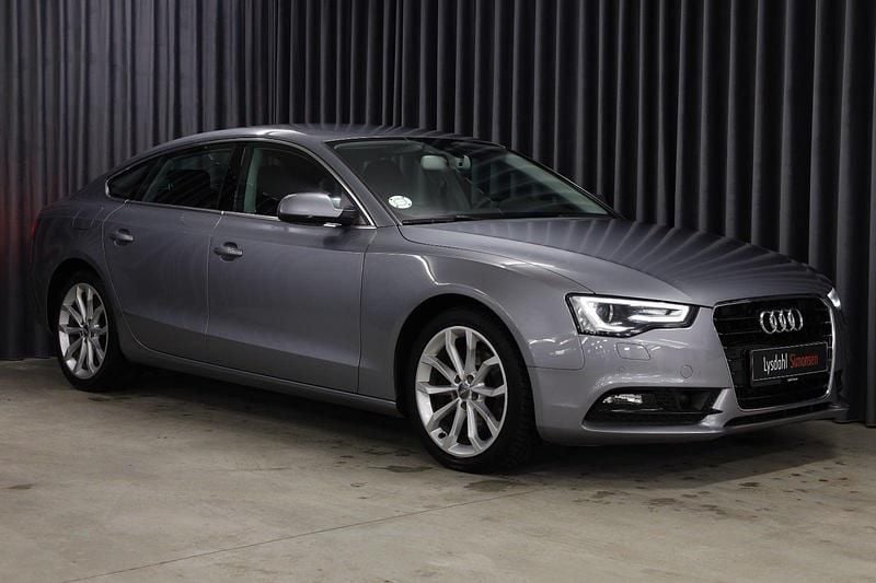 Gråmetal Brugt 2015 Audi A5 Sportback Hatchback | 164.900 kr. (Dyr) - Billede 1/4