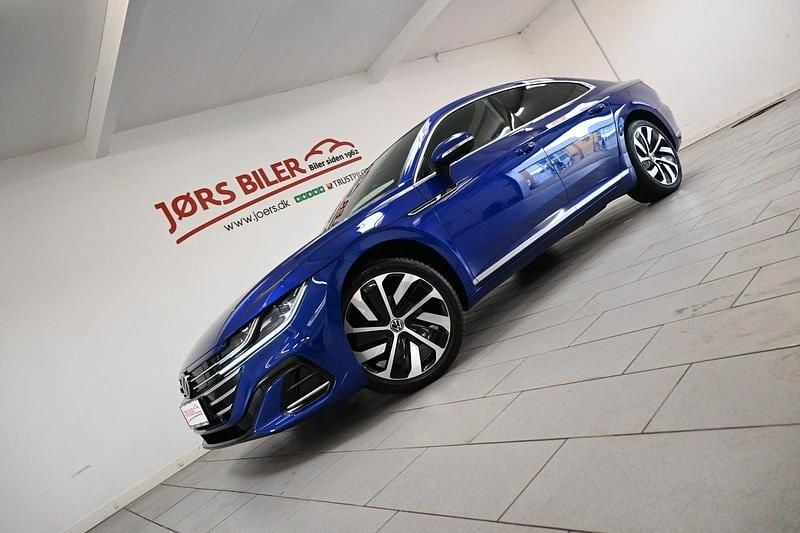 Blåmetal Brugt 2022 VW Arteon R-line Hatchback | 329.800 kr. (Fair pris) - Billede 1/4