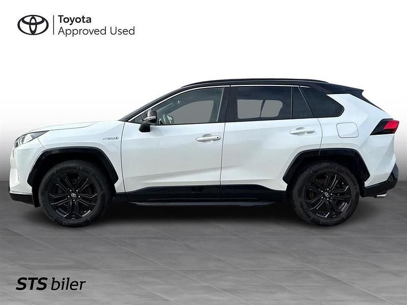 Brugt Toyota RAV4 Hybrid H3 Style 218 HK (160 kW) 2019 Pearl white/black SUV
