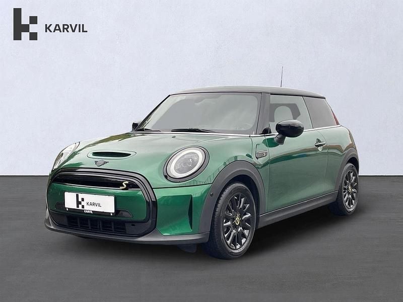 British racing green Brugt 2022 Mini Cooper SE Classic Hatchback | 159.900 kr. (Fair pris) - Billede 1/4