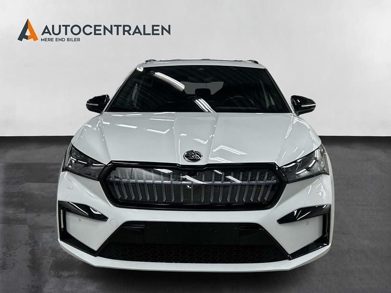 Brugt Skoda Enyaq iV SportLine 210 kW (286 HK) 2024 Hvidmetal SUV
