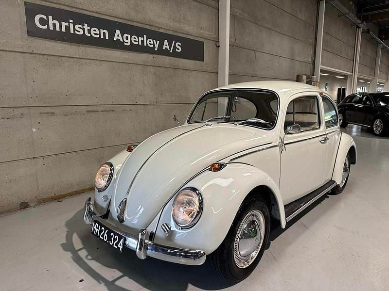 Hvid Brugt 1965 VW Beetle | 124.900 kr. - Billede 1/4