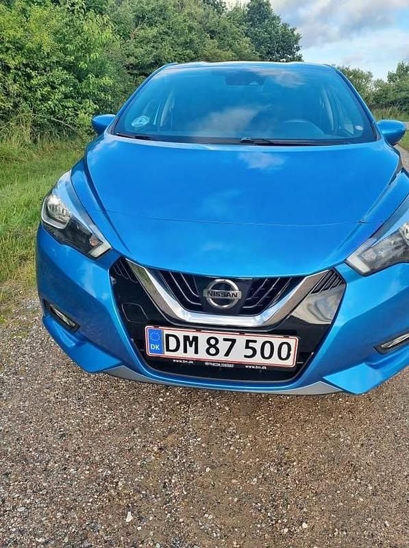 Blå Brugt 2017 Nissan Micra Hatchback | 65.500 kr. (Fair pris) - Billede 1/4