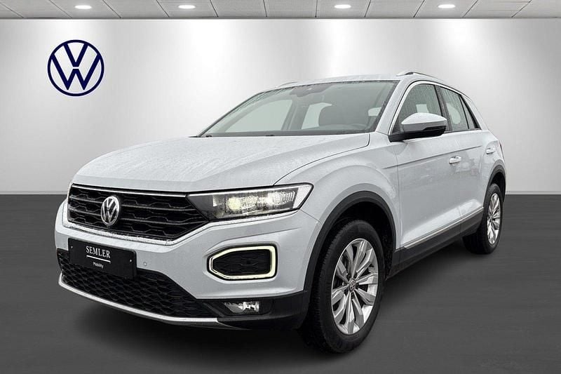 Hvidmetal Brugt 2020 VW T-Roc Sport SUV | 249.900 kr. (God pris) - Billede 1/4