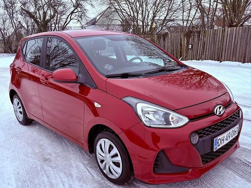 Brugt Hyundai i10 Premium 67 HK (49 kW) 2017 Rød Hatchback