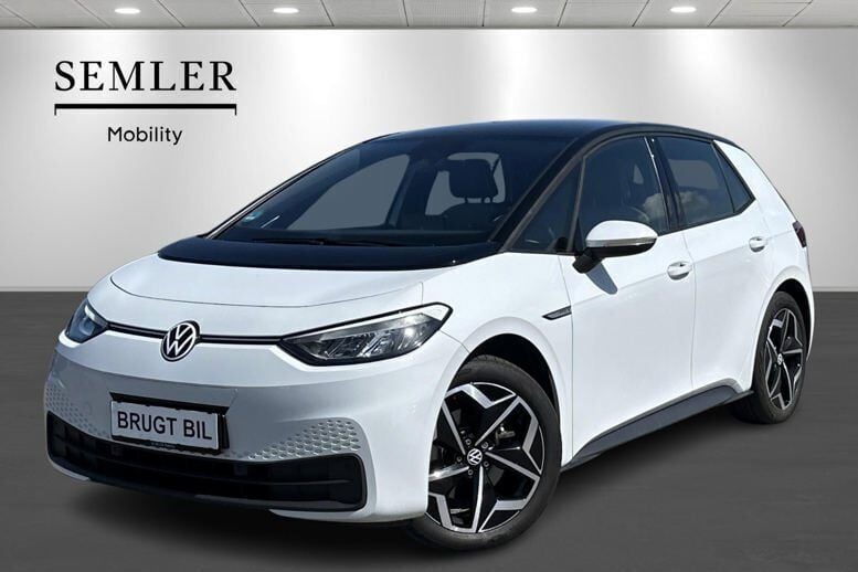 Hvidmetal Brugt 2022 VW ID.3 Pro Hatchback | 199.900 kr. (Fair pris) - Billede 1/4
