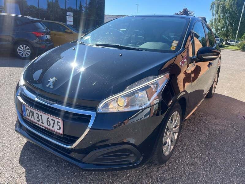 Sortmetal Brugt 2018 Peugeot 208 Envy Hatchback | 49.900 kr. (Super pris) - Billede 1/4