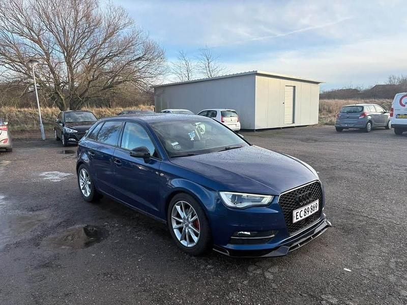 Brugt Audi A3 Sportback Ambiente 110 HK (80 kW) 2015 Blå Hatchback