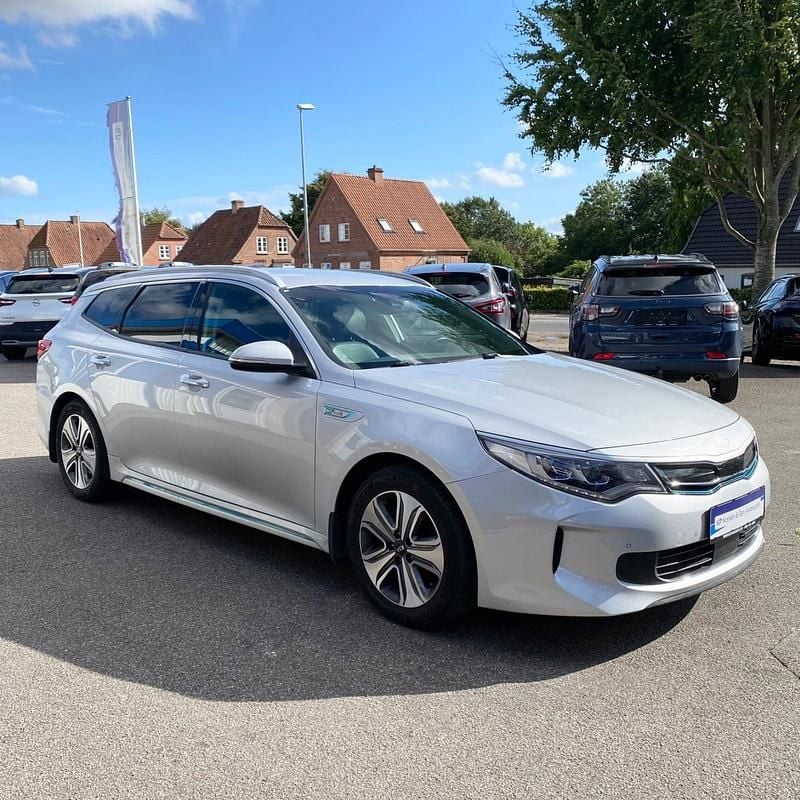 Sølvmetal Brugt 2018 Kia Optima Hybrid Sedan | 134.900 kr. - Billede 1/1