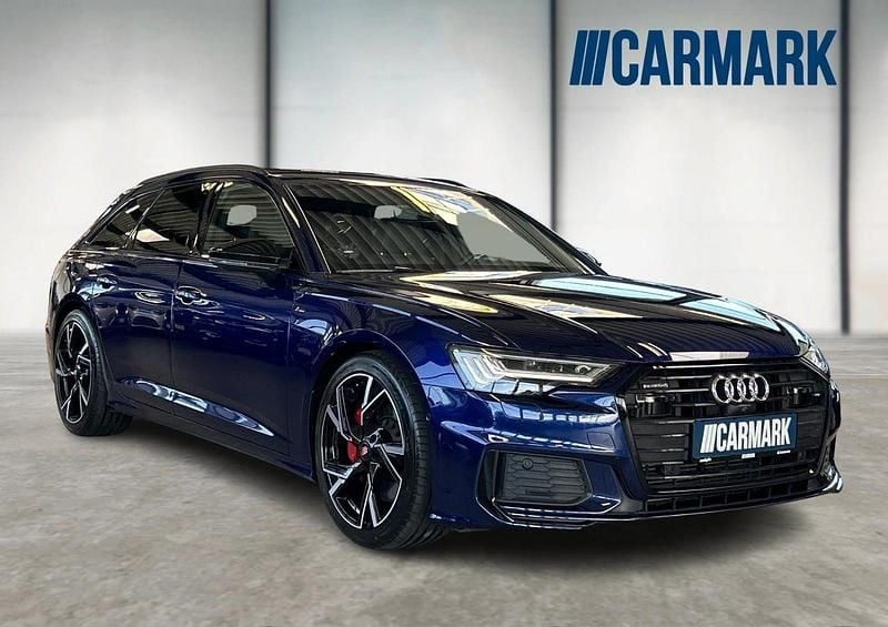 Blåmetal Brugt 2021 Audi A6 S-Line Stationcar | 459.600 kr. (God pris) - Billede 1/4
