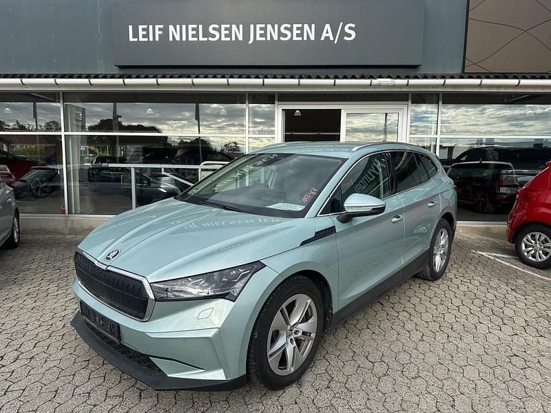 Lysgrønmetal Brugt 2021 Skoda Enyaq iV Loft SUV | 239.900 kr. (Super pris) - Billede 1/2