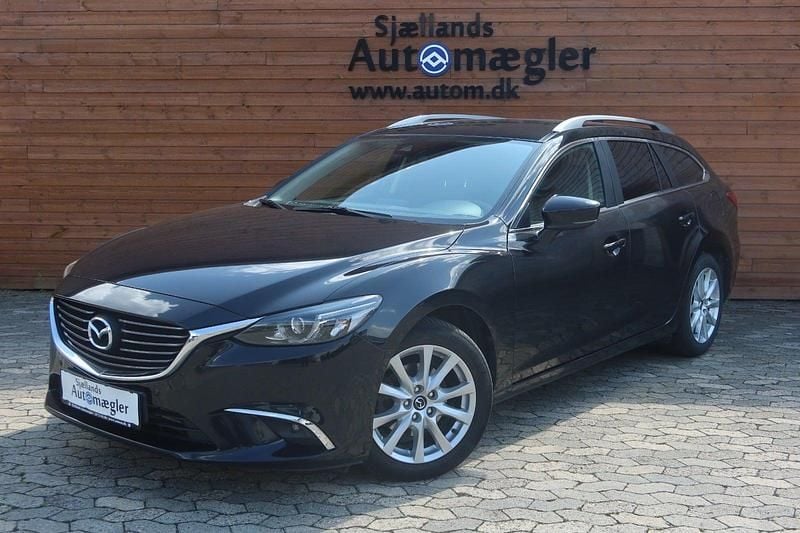 Sort Brugt 2018 Mazda 6 Vision Stationcar | 135.000 kr. (God pris) - Billede 1/4