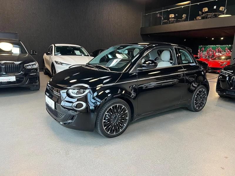 Sortmetal Brugt 2022 Fiat 500e La Prima Hatchback | 169.900 kr. - Billede 1/4