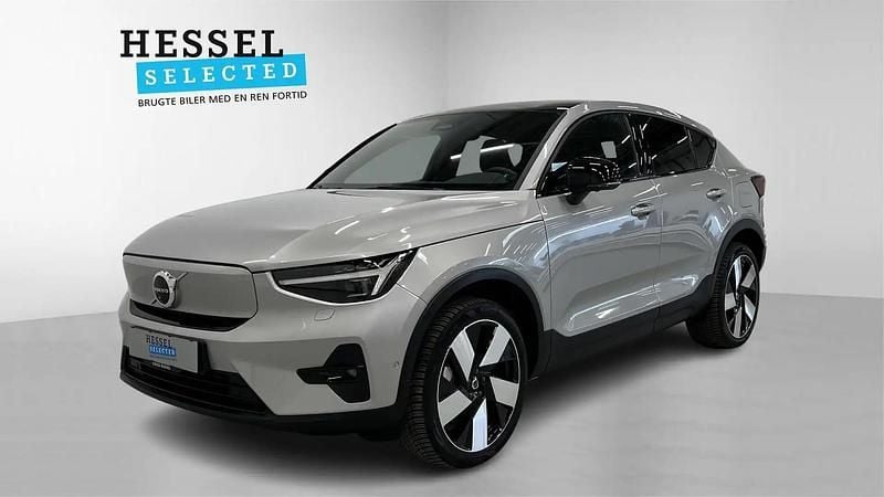 Silver dawn metallic Brugt 2024 Volvo C40 Ultimate SUV | 329.900 kr. (Fair pris) - Billede 1/4