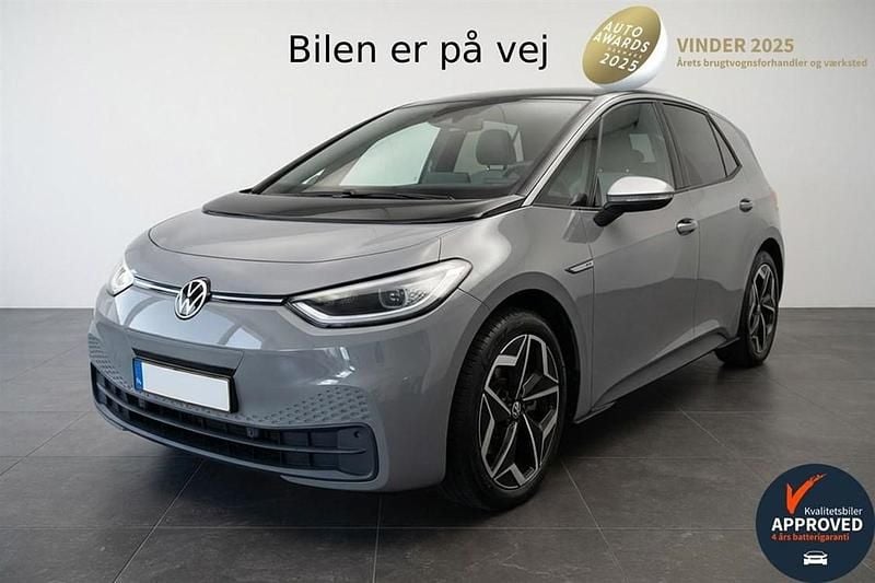 Grå Brugt 2021 VW ID.3 Pro Performance Hatchback | 117.400 kr. (Super pris) - Billede 1/4