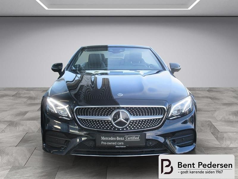 Brugt Mercedes E450 AMG line 367 HK (269 kW) 2020 Obsidiansort metallic Cabriolet