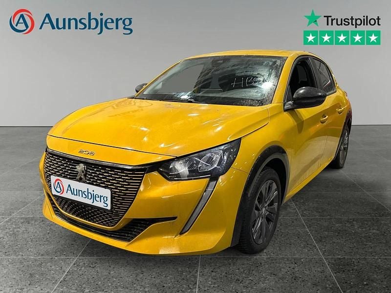 Gul Brugt 2022 Peugeot e-208 Active Hatchback | 121.500 kr. (Fair pris) - Billede 1/4