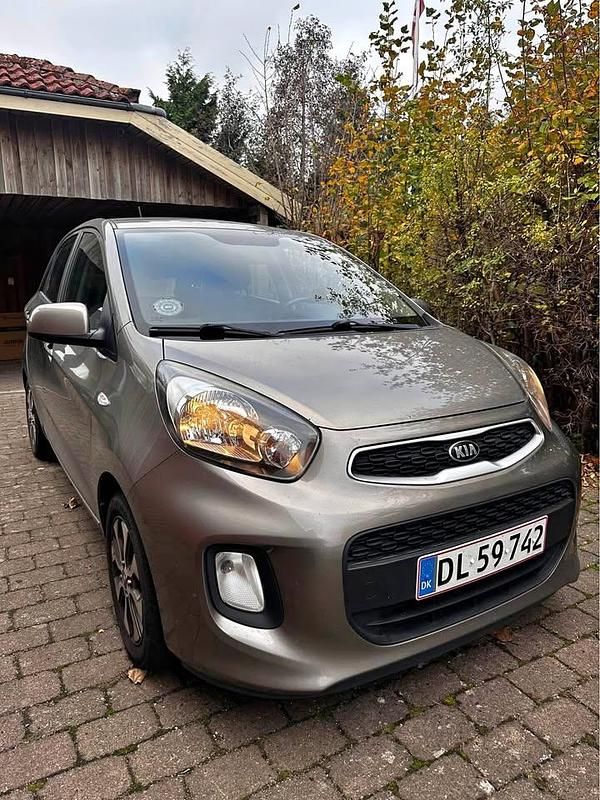 Grå Brugt 2017 Kia Picanto Hatchback | 46.000 kr. (God pris) - Billede 1/4