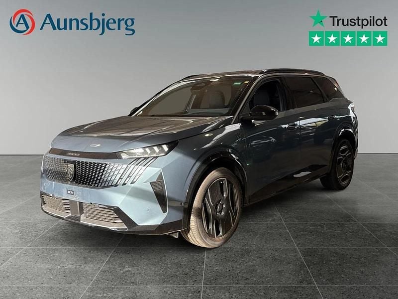 Blå metal Brugt 2025 Peugeot e-5008 GT SUV | 349.500 kr. (Fair pris) - Billede 1/4