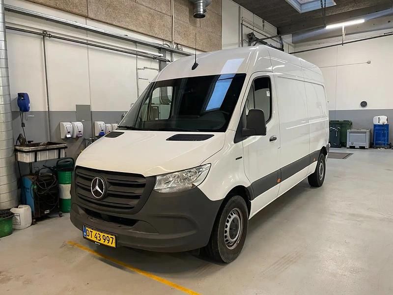 Hvid Brugt 2021 Mercedes E-Sprinter Van | 159.900 kr. - Billede 1/4