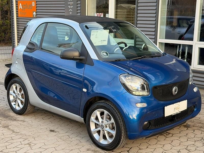 Blå Brugt 2018 Smart ForTwo Electric Drive Prime Hatchback | 49.900 kr. (Fair pris) - Billede 1/4