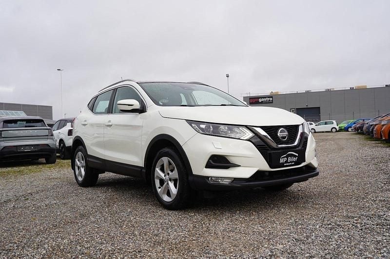 Hvid Brugt 2018 Nissan Qashqai Acenta SUV | 129.800 kr. (Fair pris) - Billede 1/4