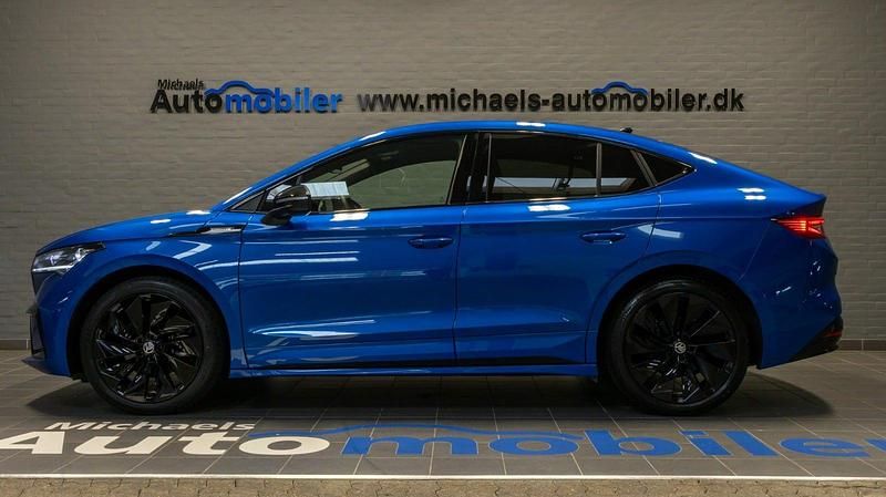 Brugt Skoda Enyaq iV SportLine 150 kW (204 HK) 2023 Blåmetal SUV