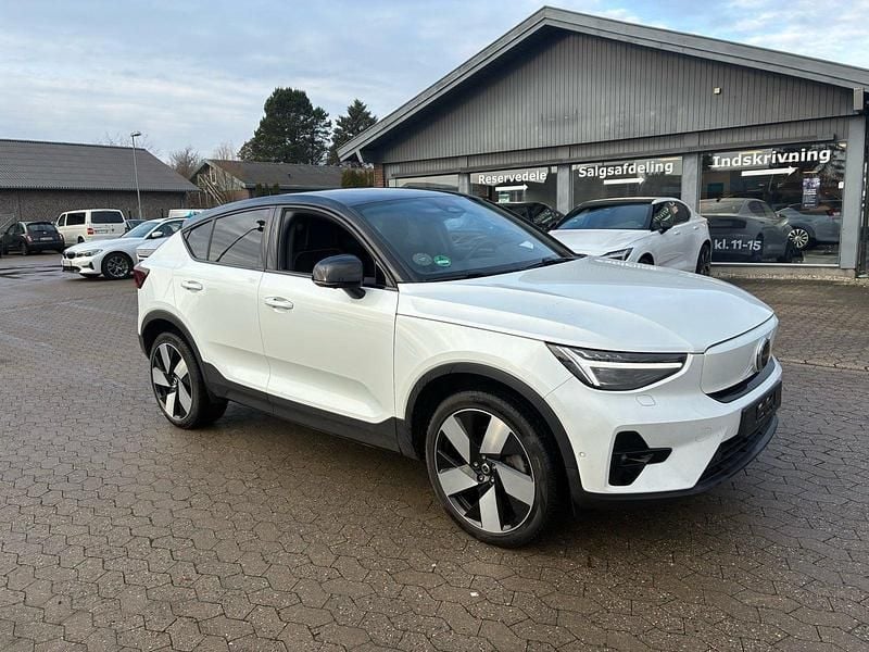 Hvid Brugt 2022 Volvo C40 Pro SUV | 254.900 kr. (Fair pris) - Billede 1/4