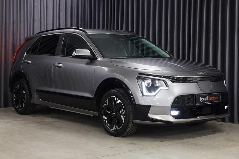 Gråmetal Ny 2025 Kia e-Niro SUV | 249.900 kr. (God pris) - Billede 1/4