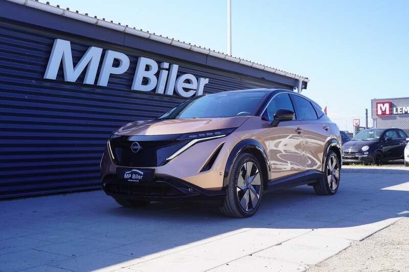 Champagnemetal Brugt 2022 Nissan Ariya Evolve SUV | 269.900 kr. - Billede 1/4