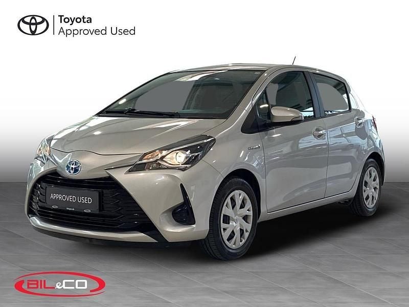 Grå Brugt 2018 Toyota Yaris Hybrid H2 Hatchback | 134.900 kr. (Fair pris) - Billede 1/4