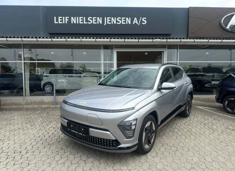 Sølvmetal Ny 2024 Hyundai Kona GO! SUV | 259.900 kr. - Billede 1/4