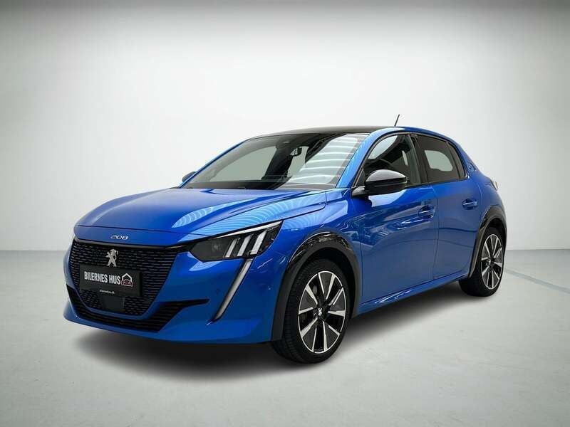 Blåmetal Brugt 2022 Peugeot e-208 GT Hatchback | 144.900 kr. (God pris) - Billede 1/4
