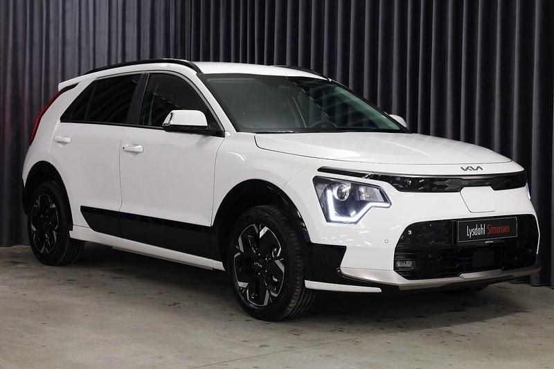 Hvid Ny 2025 Kia e-Niro SUV | 249.900 kr. (God pris) - Billede 1/4
