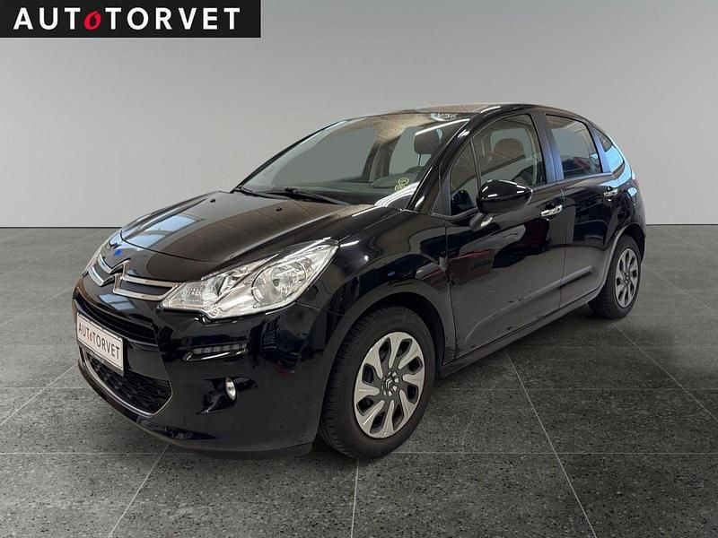 Sort Brugt 2015 Citroën C3 PureTech Hatchback | 49.700 kr. (Fair pris) - Billede 1/4