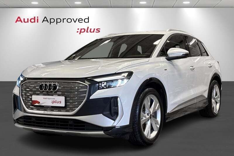 Hvidmetal Brugt 2024 Audi Q4 e-tron Advanced SUV | 399.900 kr. (Lidt for dyr) - Billede 1/4