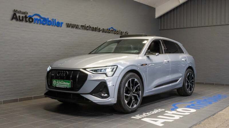 Sølvmetal Brugt 2021 Audi e-tron S-Line SUV | 449.900 kr. (Lidt for dyr) - Billede 1/4