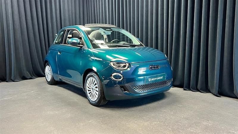 Peackok blue Brugt 2023 Fiat 500e Icon Cabriolet | 154.900 kr. (Fair pris) - Billede 1/1