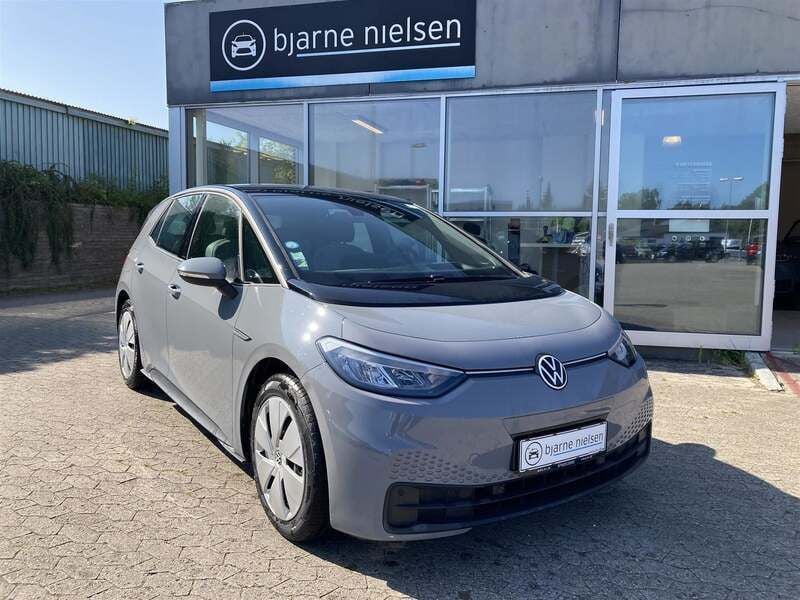Grå Brugt 2021 VW ID.3 Pro Hatchback | 154.900 kr. (God pris) - Billede 1/4