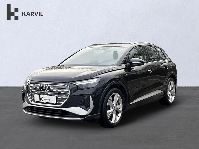 Sortmetal Brugt 2024 Audi Q4 e-tron S-Line SUV | 304.900 kr. (Super pris) - Billede 1/4