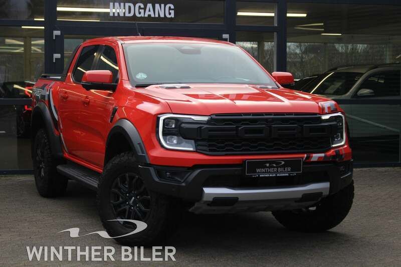 Rødmetal Brugt 2023 Ford Ranger Raptor Afhentning | 384.900 kr. - Billede 1/4