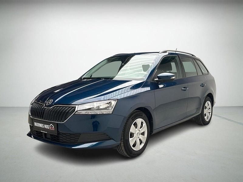 Blåmetal Brugt 2020 Skoda Fabia Celebration Stationcar | 124.980 kr. (Fair pris) - Billede 1/4