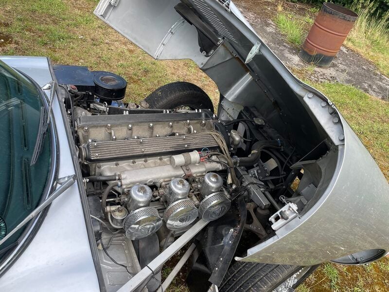 Brugt Jaguar E-Type 265 HK (194 kW) 1969 Sølv