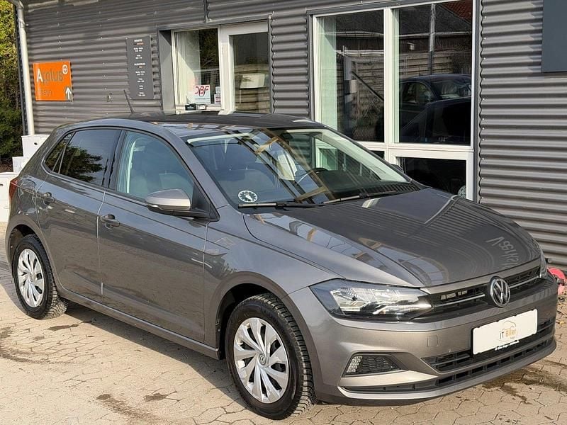 Gråmetal Brugt 2019 VW Polo Comfortline Hatchback | 152.900 kr. (God pris) - Billede 1/4