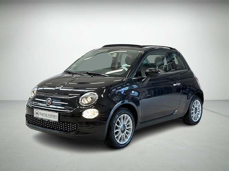Sortmetal Brugt 2019 Fiat 500C Lounge Cabriolet | 109.900 kr. (Fair pris) - Billede 1/4